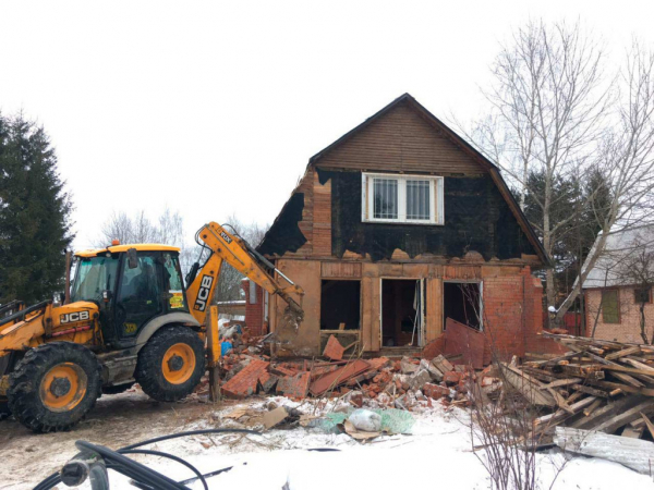 Демонтаж частного дома