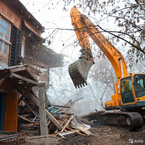 Демонтаж частного дома